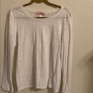 Koi floral pattern top.